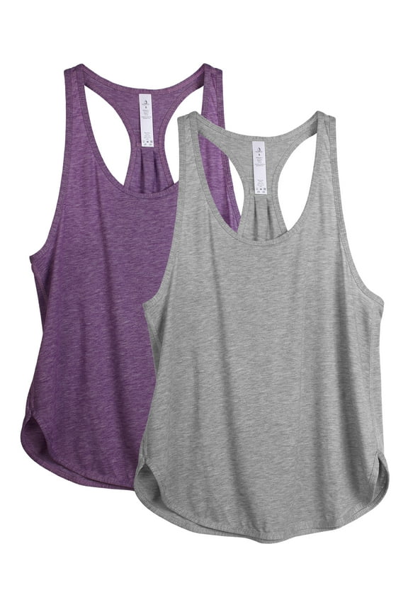 Racerback Workout Tank Tops for Women - Athletic Running Yoga Tops