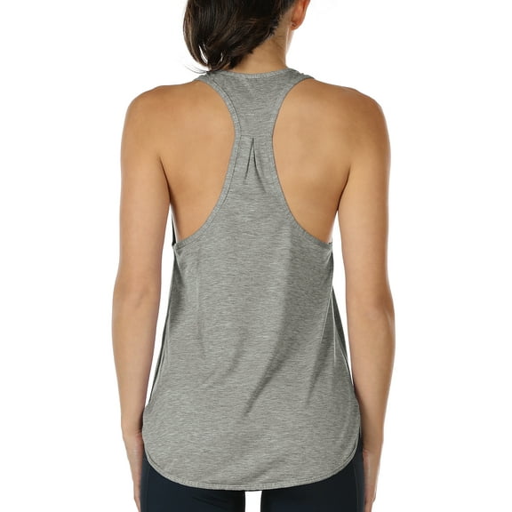 icyzone Racerback Workout Tank Tops for Women - Athletic Running Yoga Tops