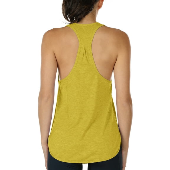 icyzone Racerback Workout Tank Tops for Women - Athletic Running Yoga Tops