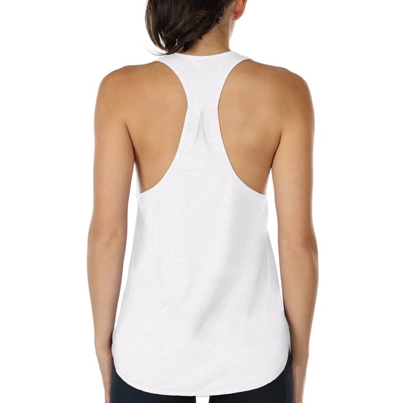 icyzone Racerback Workout Tank Tops for Women - Athletic Running Yoga Tops