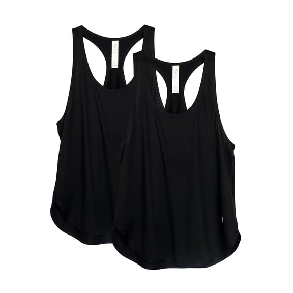 icyzone Racerback Workout Tank Tops for Women - Athletic Running Yoga Tops