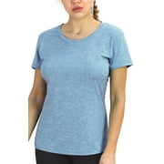 icyzone Workout Running Tshirts for Women - Fitness Athletic Yoga Tops Exercise Gym Shirts