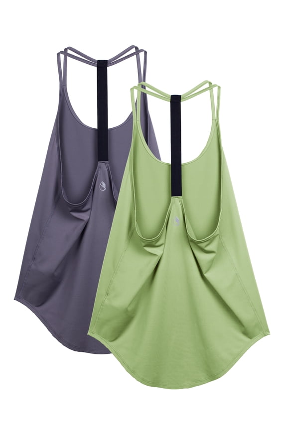 Workout Shirts Yoga Tops T-Back Running Tank Top