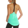 thumbnail image 1 of icyzone Workout Shirts Yoga Tops T-Back Running Tank Top, 1 of 6