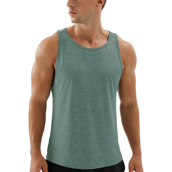 icyzone Workout Tank Tops for Men - Running Muscle Tank Athletic Shirts