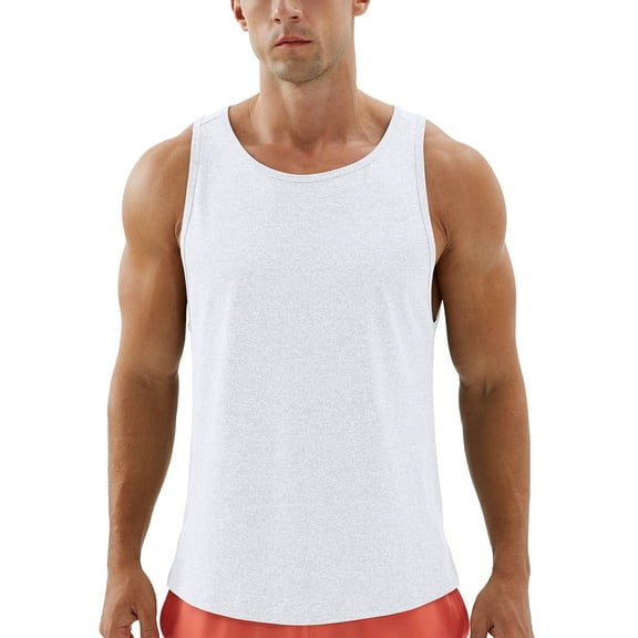 icyzone Workout Tank Tops for Men - Running Muscle Tank Athletic Shirts