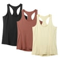 thumbnail image 1 of icyzone Workout Tank Tops for Women - Racerback Athletic Yoga Tops, Running Exercise Gym Shirts(Pack of 3), 1 of 6