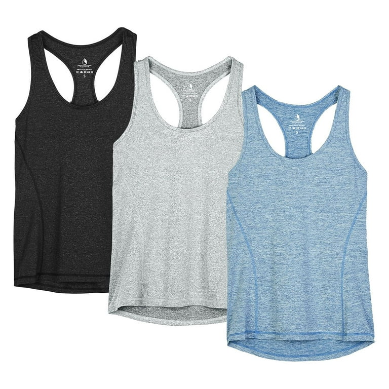 icyzone Workout Tank Tops for Women - Racerback Athletic Yoga Tops