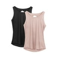 thumbnail image 1 of icyzone Yoga Tops Activewear Workout Clothes Open Back Fitness Racerback Tank Tops for Women, 1 of 8
