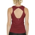 thumbnail image 1 of icyzone Yoga Tops Activewear Workout Clothes Open Back Fitness Racerback Tank Tops for Women, 1 of 6