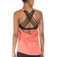 thumbnail image 1 of icyzone Yoga Tops Workouts Clothes Activewear Built in Bra Tank Tops for Women, 1 of 8