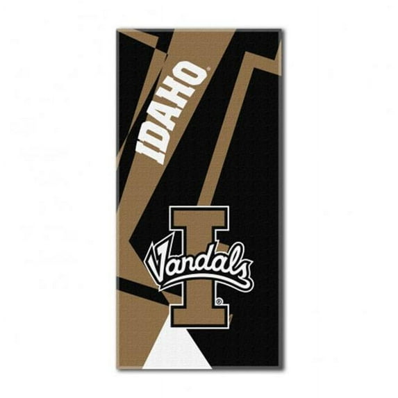 idaho official collegiate, ""puzzle"" 34""x 72"" over-sized beach towel - by the northwest company