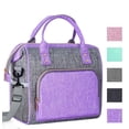 thumbnail image 1 of Insulated Lunch Bag for Women, Large 12L Reusable Cooler Lunch Box for Work, Office, Picnic, Leakproof Tote with Shoulder Strap, 1 of 11