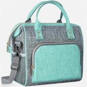 Insulated Lunch Bag for Women, Large 12L Reusable Cooler Lunch Box for Work, Office, Picnic, Leakproof Tote with Shoulder Strap