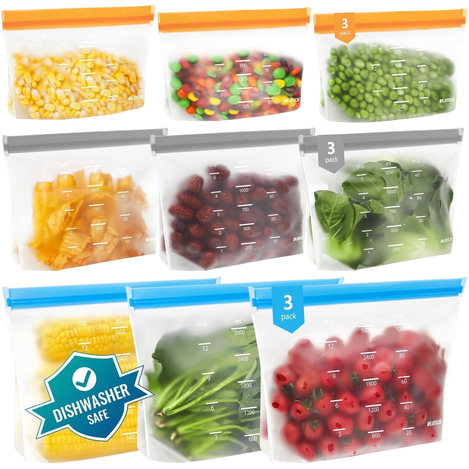 IDEATECH Food Storage Bags
