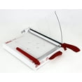 thumbnail image 1 of IDEAL 1135  Guillotine Paper Cutter, 13.75" Cutting Length German Solingen Steel Knife Blade, Ergonomic Handle, Automatic Clamp, 25 Sheet All Metal German Quality Construction, 1 of 13