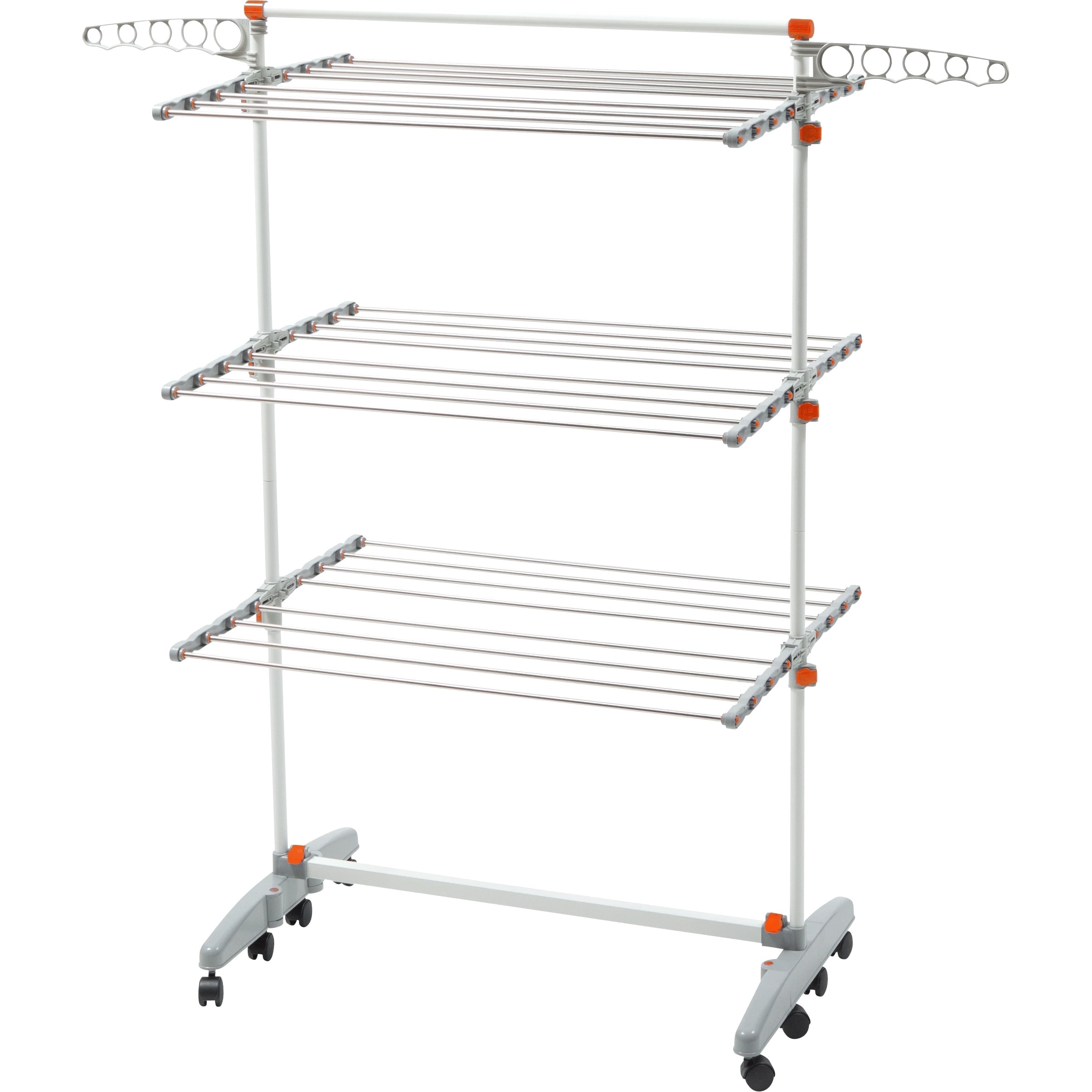 IDEE BDP-V23 Foldable 8-Wheeled Clothes Laundry Drying Rack - Walmart.com