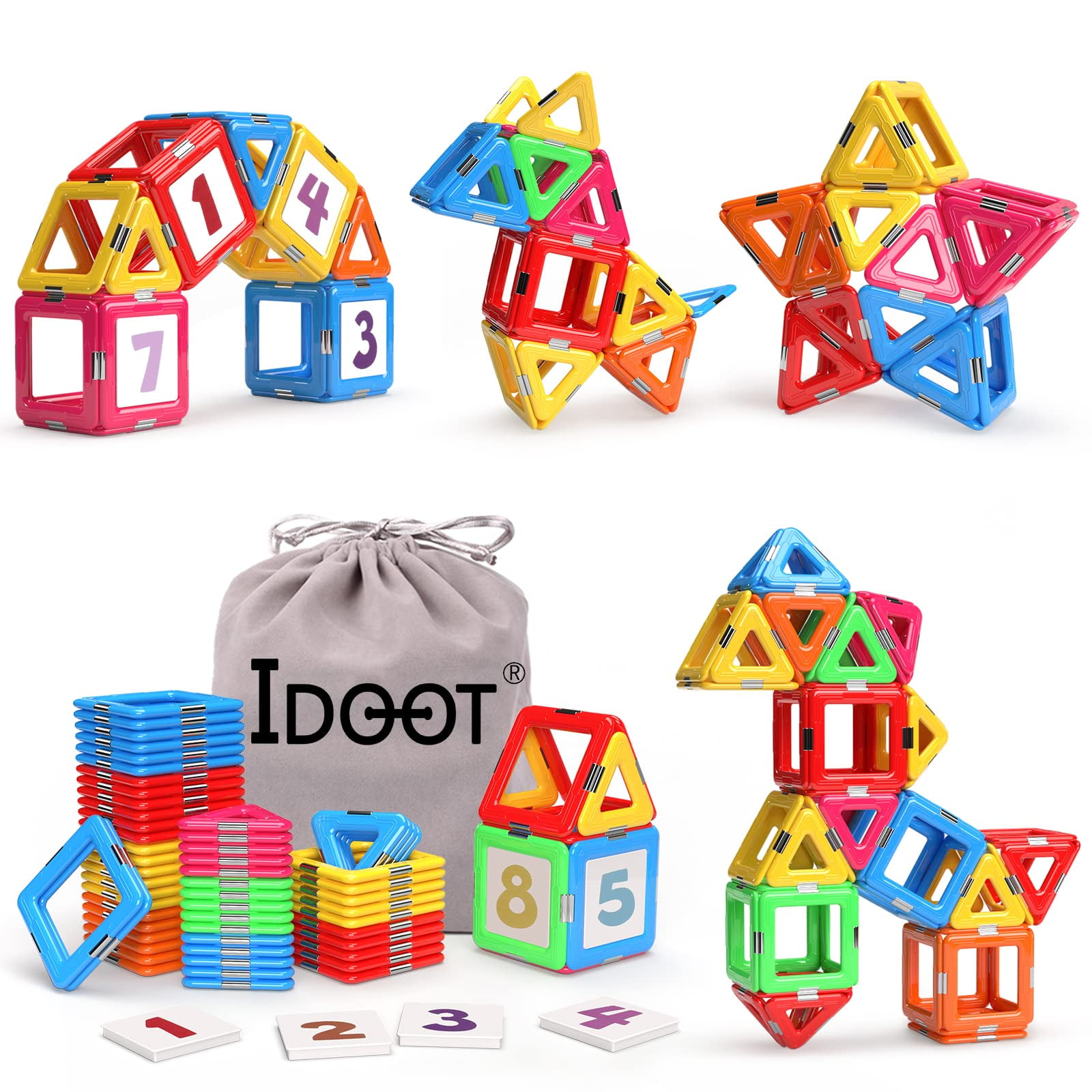 idoot Tiles Blocks Building Toys for Kids, STEM Toys