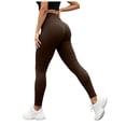 thumbnail image 1 of idosla 3D Compression Leggings for Women, High Waist Tummy Control Yoga Pants, Butt Lifting &Smooth Leggings (Coffee, 4XL), 1 of 7