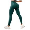 thumbnail image 1 of idosla Anti Cellulite Compression 3D Leggings Women Lifting Tummy Control with Resistance Bands Gym Yoga Pants (Dark Green, M), 1 of 7