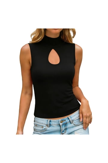 Keyhole Cut Out Top