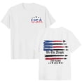 thumbnail image 1 of idosla Women 250Th Anniversary Tshirt 1776-2026 Patriotic American Tops (White, L), 1 of 9