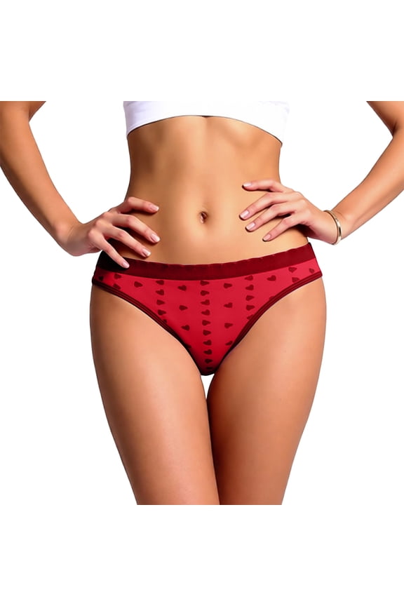 Women Seamless Panties No Show Stretch Tummy Control High Waisted Underwear High Cut Sexy Cheeky Breathable Briefs (Wine, S)