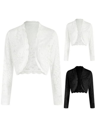 〔完売品〕acka lace sleeve jacket INSPIRE CHIC Women's Stand Collar Zip Up Mesh Sheer Lace