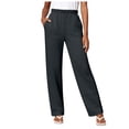 thumbnail image 1 of idosla Womens Sweatpants Loose Casual Drawstring Sweat Pants Elastic Band Straight Leg Athletic Pants with Pockets (Dark Gray, M), 1 of 6
