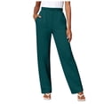 thumbnail image 1 of idosla Womens Sweatpants Loose Casual Drawstring Sweat Pants Elastic Band Straight Leg Athletic Pants with Pockets (Green, S), 1 of 6
