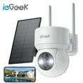 thumbnail image 1 of ieGeek Security Cameras Wireless Outdoor, 2K WiFi Solar Camera for Home Surveillance, 360 View PTZ, Battery Powered, Color Night Vision, Motion Sensor, 1 of 13