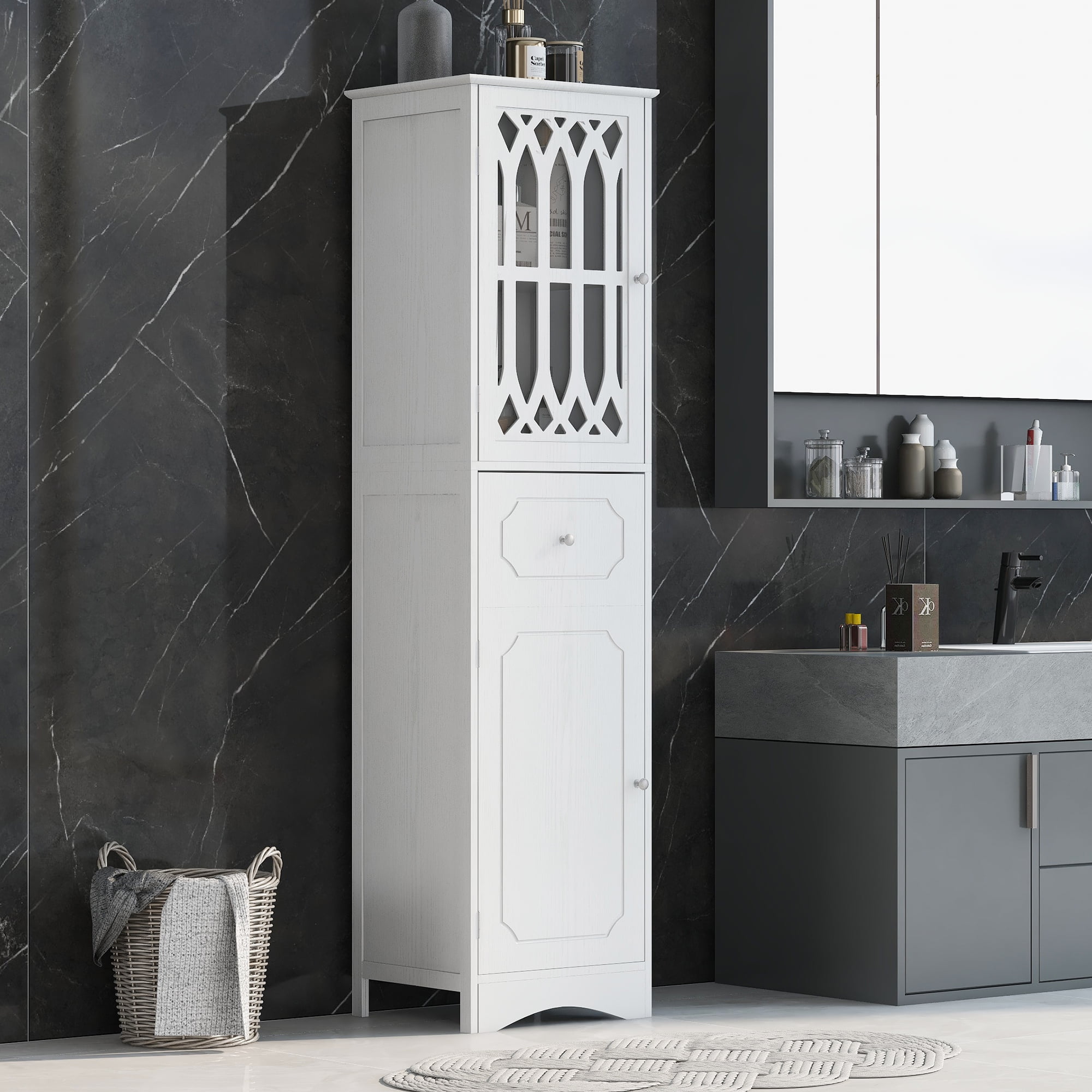 https://i5.walmartimages.com/seo/ieasypag-Tall-Bathroom-Cabinet-Freestanding-Storage-Cabinet-with-Drawer-and-Doors-MDF-Board-Acrylic-Door-Adjustable-Shelf-White_890645c4-98ed-4cc8-9927-e09c3c1ba671.ab906dc28e4d7f5dc02c37774609ed7a.jpeg