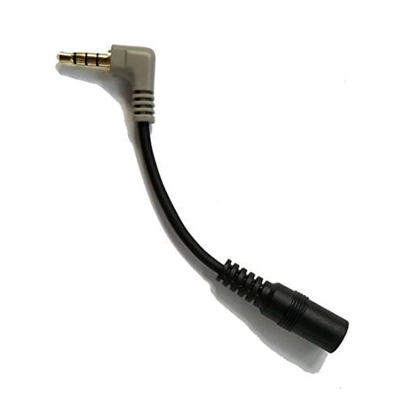 ienza Replacement SC4 TRS-TRRS, TRS 3.5mm Female to TRRS Male Rode Movo BOYA Recording Microphone Adapter Cable Cord for iPhone, Smartphone & Other Devices
