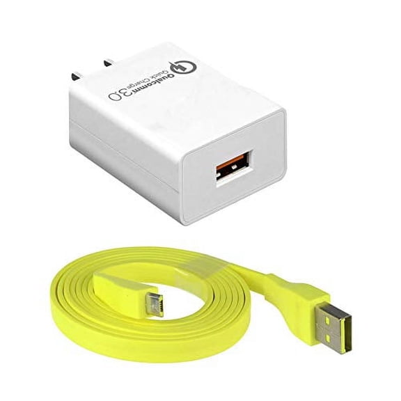 ienza USB Cable Cord Wire & Fast Charging AC Power Adapter Compatible with UE Megaboom, Wonderboom, Boom Roll Wireless Bluetooth Speakers