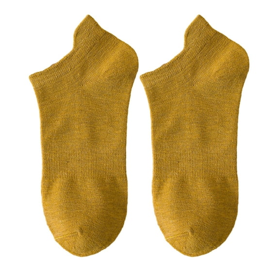 ievspot 1 Pair Men Socks Low-cut No Odor Shallow Solid Color High Elasticity Anti-slip Breathable Sports Cotton Socks