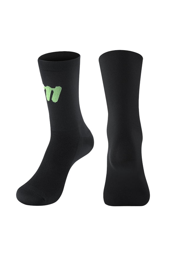 1 Pair Reflective Cycling Socks Breathable Men Women Outdoor Hiking Climbing Night Riding Running Luminous Sports Socks