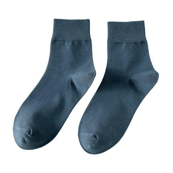 ievspot 1 Pair Unisex Cotton Socks Anti-slip Breathable Soft Sweat-absorption Anti-shrink Business Sports Socks