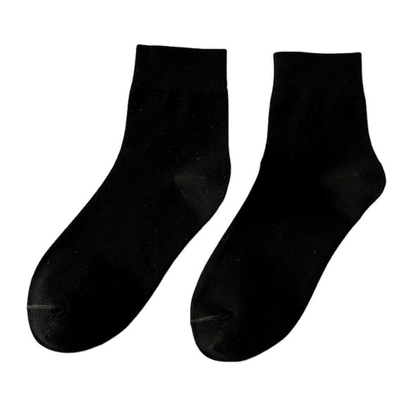 ievspot 1 Pair Unisex Cotton Socks Anti-slip Breathable Soft Sweat-absorption Anti-shrink Business Sports Socks