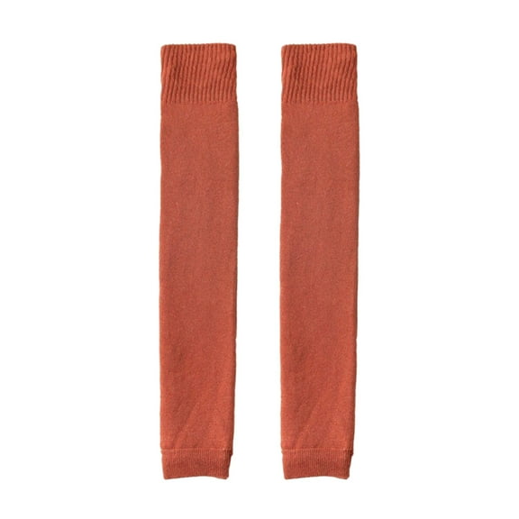 ievspot 1 Pair Velvet Knee Socks Warmth Protection Thick Autumn Lady Over-the-Knee Sleeves for Cold Winter