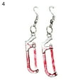 thumbnail image 1 of ievspot 1 Pair Vintage Punk Red Bloody Knife Drop Earrings Gothic Metal Scissors Hatchet Dangle Earring Halloween Party Jewelry, 1 of 7