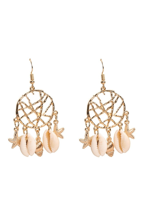 1 Pair Women Hook Earrings Ear Decoration Jewelry Dangle Earrings Long Party Prom Hanging Earrings