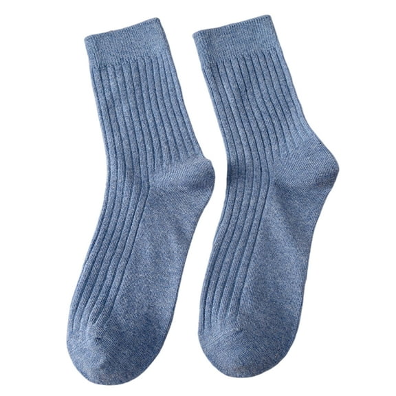 ievspot 1 Pair Women Socks Mid-tube No Odor Japanese Style Sweat-absorption Anti-shrink Sports Cotton Socks