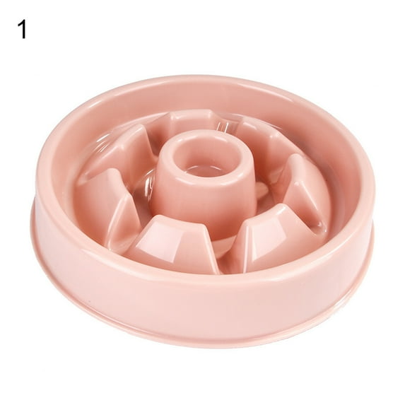 ievspot 1 Pcs Large Dog Feeder Slow Eating Pet Bowl,Eco-Friendly Durable Anti-Choking Fun Healthy Design Bowl