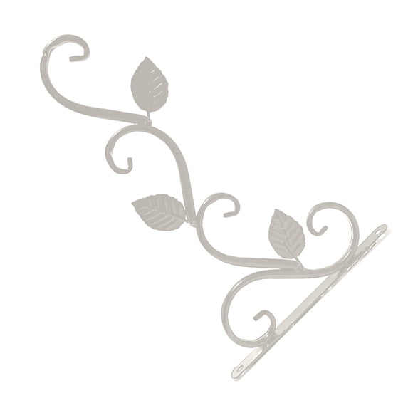 ievspot 1 Pcs Metal Plant Hanger Indoor Wall Hanging Planter Basket with Iron Leaf Decorative Flower Pot Holder Decor