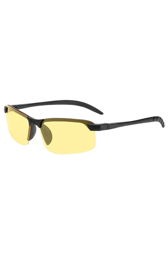 1 Pcs Polarized Sunglasses UV Protection PC Lens Plastic Frame Day And Night Use Block Sunlight Vacation Beach Spectacles Outdoor Eyewear