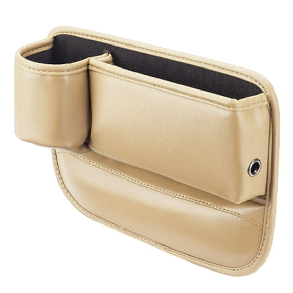 ievspot 1 Pcs Seat Gap Filler Organizer,Multifunctional Car Seat Organizer, Auto Console Side Storage Box with Cup Holders for Drink