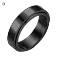 thumbnail image 1 of ievspot 1 Pcs Unisex Anxiety Spinner Rings Rotatable Outer Finger Ring Punky Cool Relieveing Stress Spinning Rings, 1 of 7
