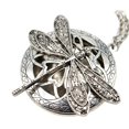 thumbnail image 1 of ievspot 1 Pcs Vintage Necklace Retro Dragonfly Pendant Long Necklace Handmade Boho Jewelry for Women Daily Wear Gifting, 1 of 8