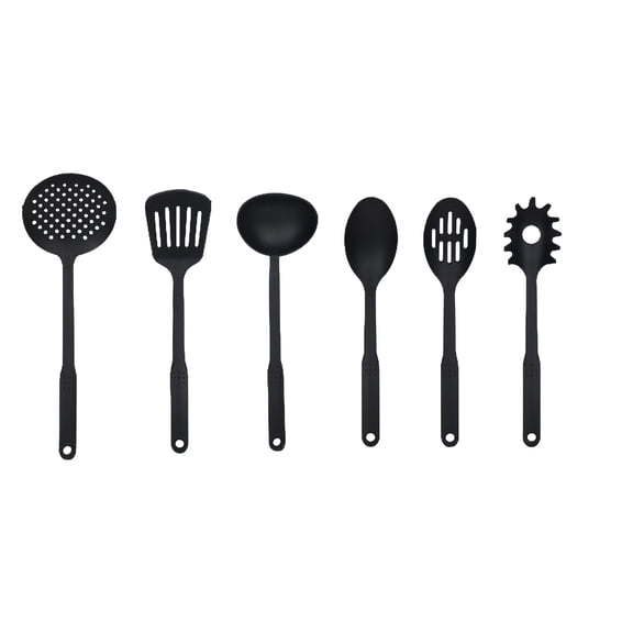 ievspot 1 Set Cooking Utensils Dishwasher Heat-Resistant Non-stick Spatula Strainer Spoon Slotted Scoop Kit Kitchen Gadgets