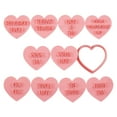 thumbnail image 1 of ievspot 1 Set Heart Cookie Cutter Mini Valentine Cookie Cutter Stamp Plastic Biscuit Pastry Cutters for Valentine's Day Baking, 1 of 8